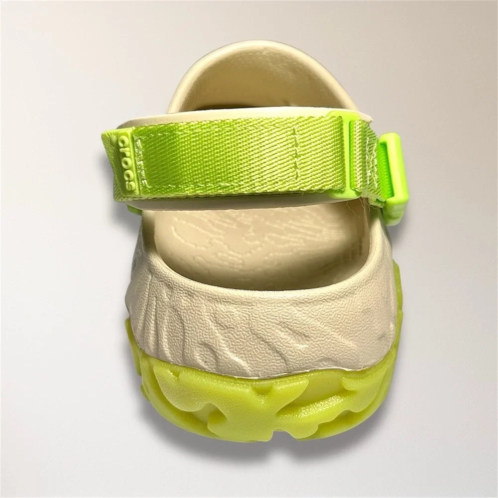 New Crocs All Terrain Atlas Clog Bone Limeade Outdoor Comfort Travel Mens‎ 5